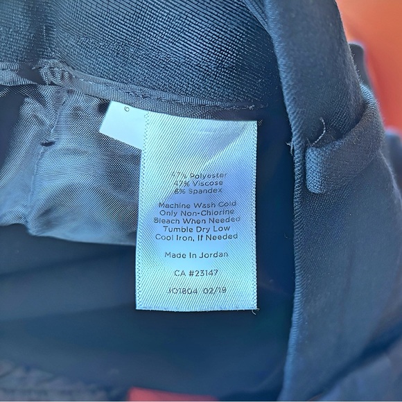 Talbots Navy Barely Boot Pants - Picture 6 of 6